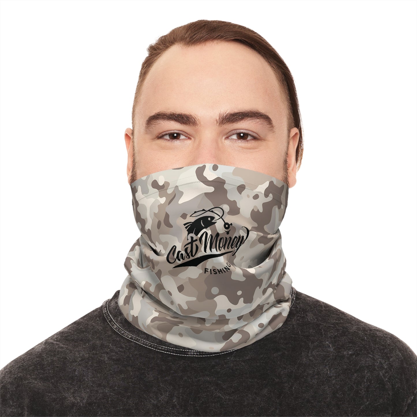 Cast Money Neck Gaiter - Sand Camo