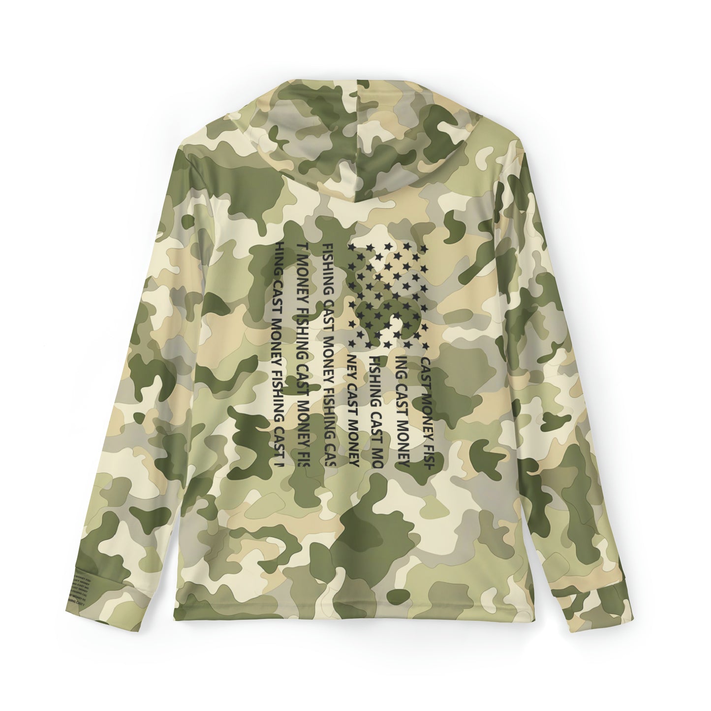 Cast Money Performance Long-Sleeve Shirt - Camo Print (green)