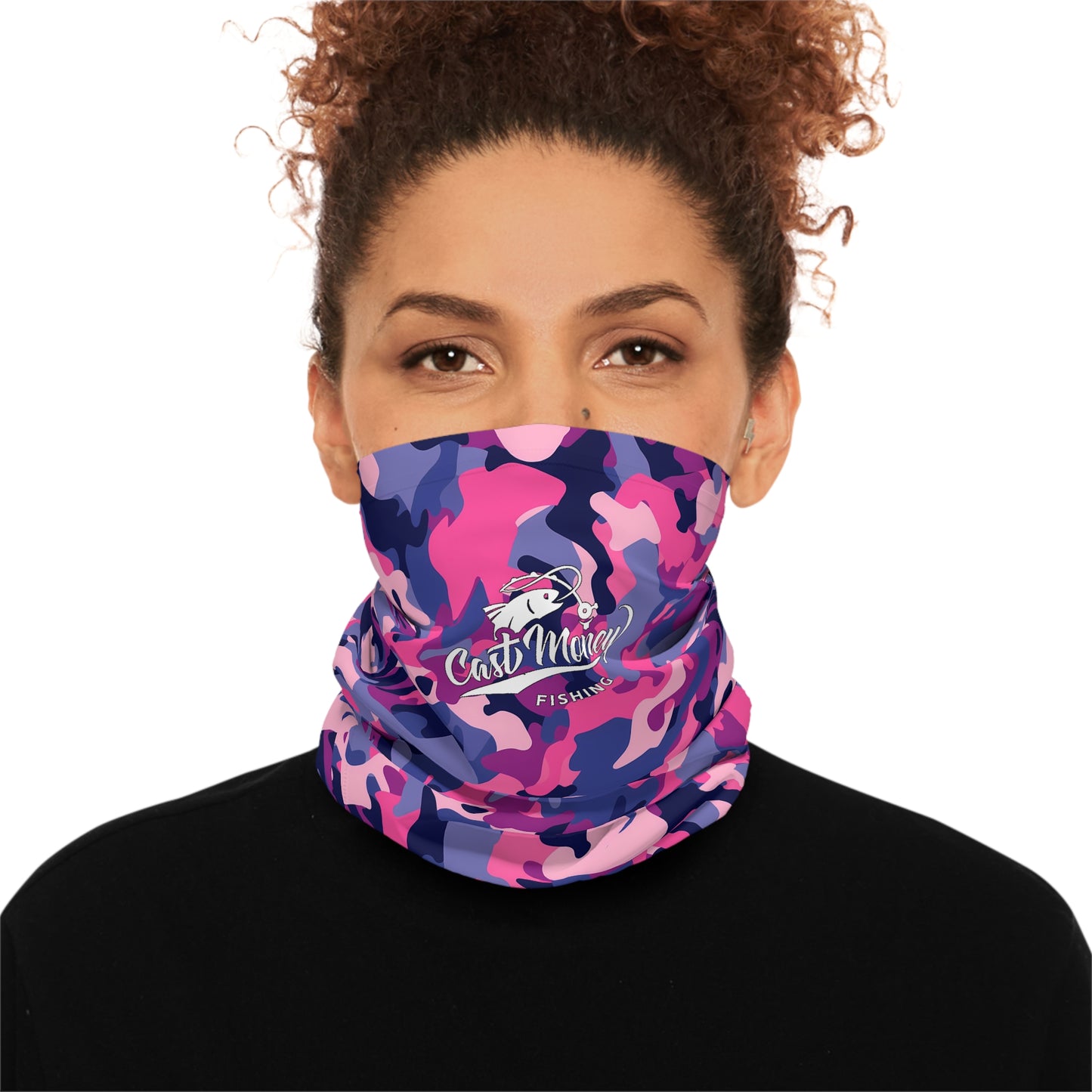 Cast Money Neck Gaiter - Pink Camo