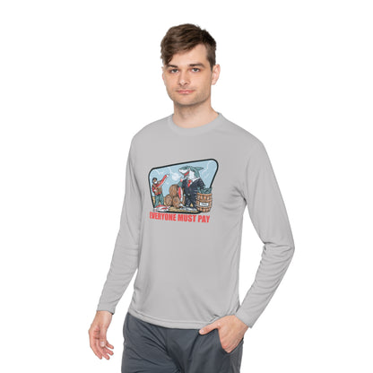 Everyone Must Pay Long-Sleeve Performance Fishing Shirt