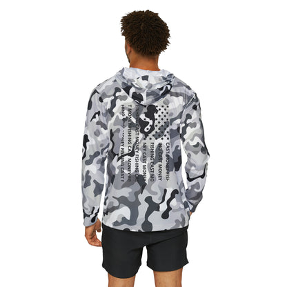 Cast Money Performance Long-Sleeve Shirt - Camo Print (snow)