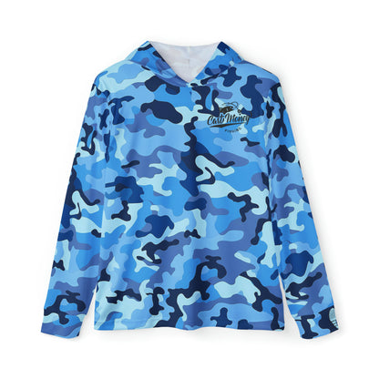 Cast Money Performance Long-Sleeve Shirt - Camo Print (blue)