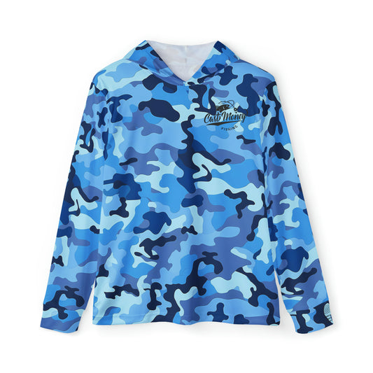 Cast Money Performance Long-Sleeve Shirt - Camo Print (blue)