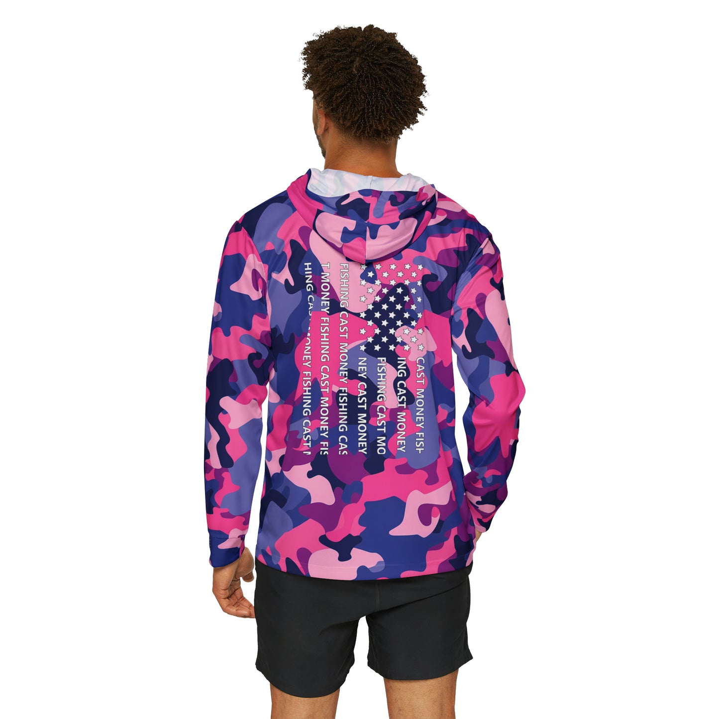 Cast Money Performance Long-Sleeve Shirt - Camo Print (pink)