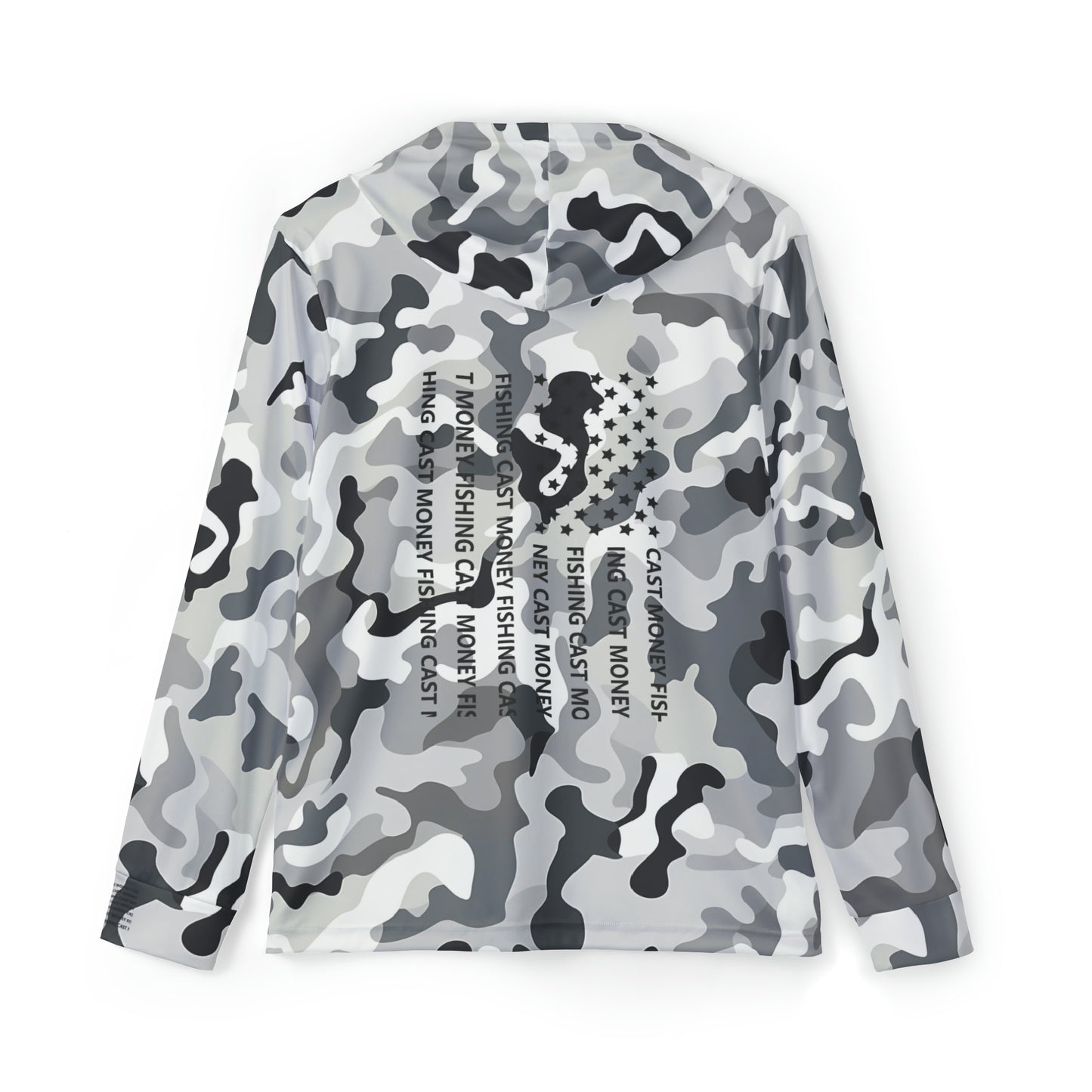 Cast Money Performance Long-Sleeve Shirt - Camo Print (snow)