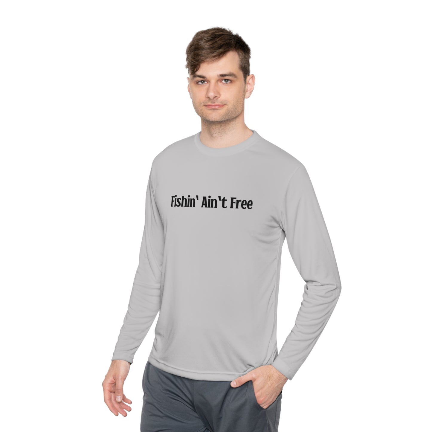 F***in' Ain't Free Long-Sleeve Fishing Shirt Uncensored