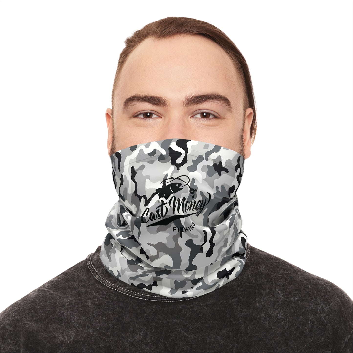 Cast Money Neck Gaiter - Snow Camo