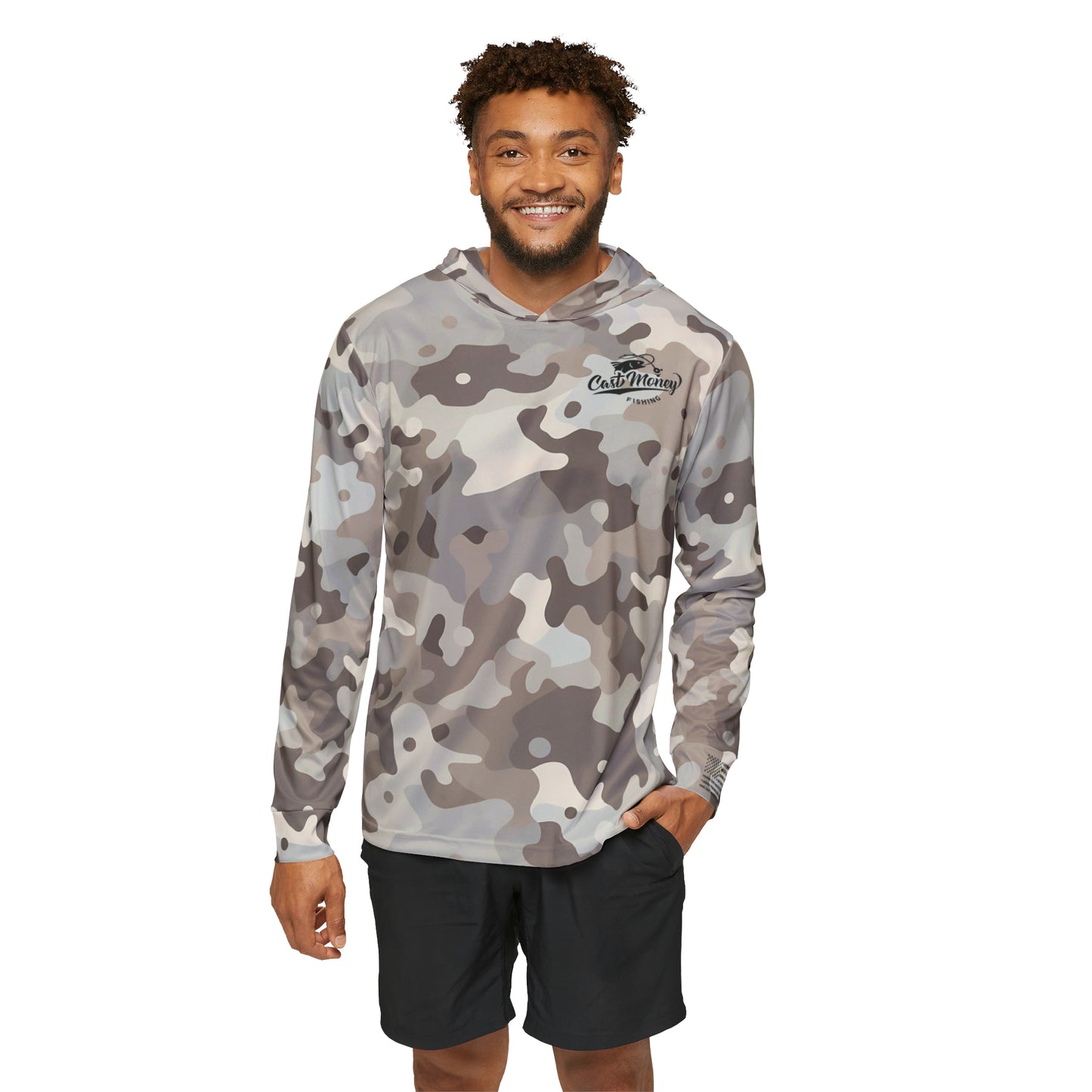 Cast Money Performance Long-Sleeve Shirt - Camo Print (sand)