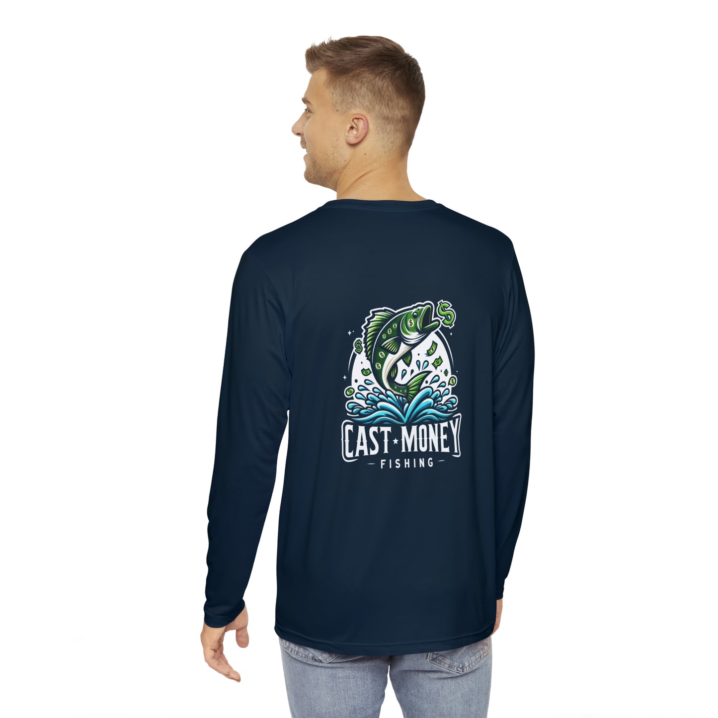 Cast Money Performance Long-Sleeve Fishing Shirt - Fish Outta Water