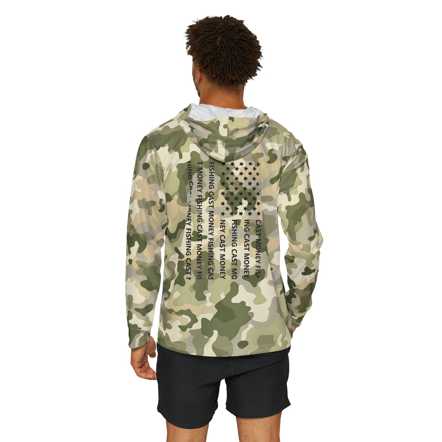 Cast Money Performance Long-Sleeve Shirt - Camo Print (green)