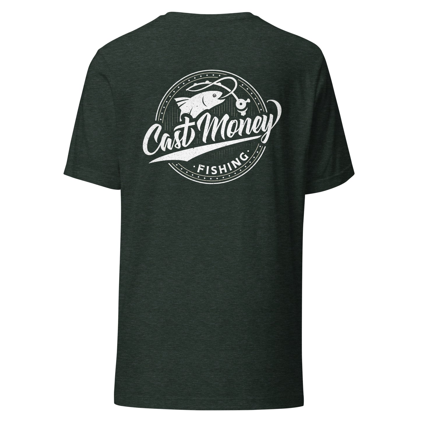 Cast Money Fishing Shirt | White Lettered