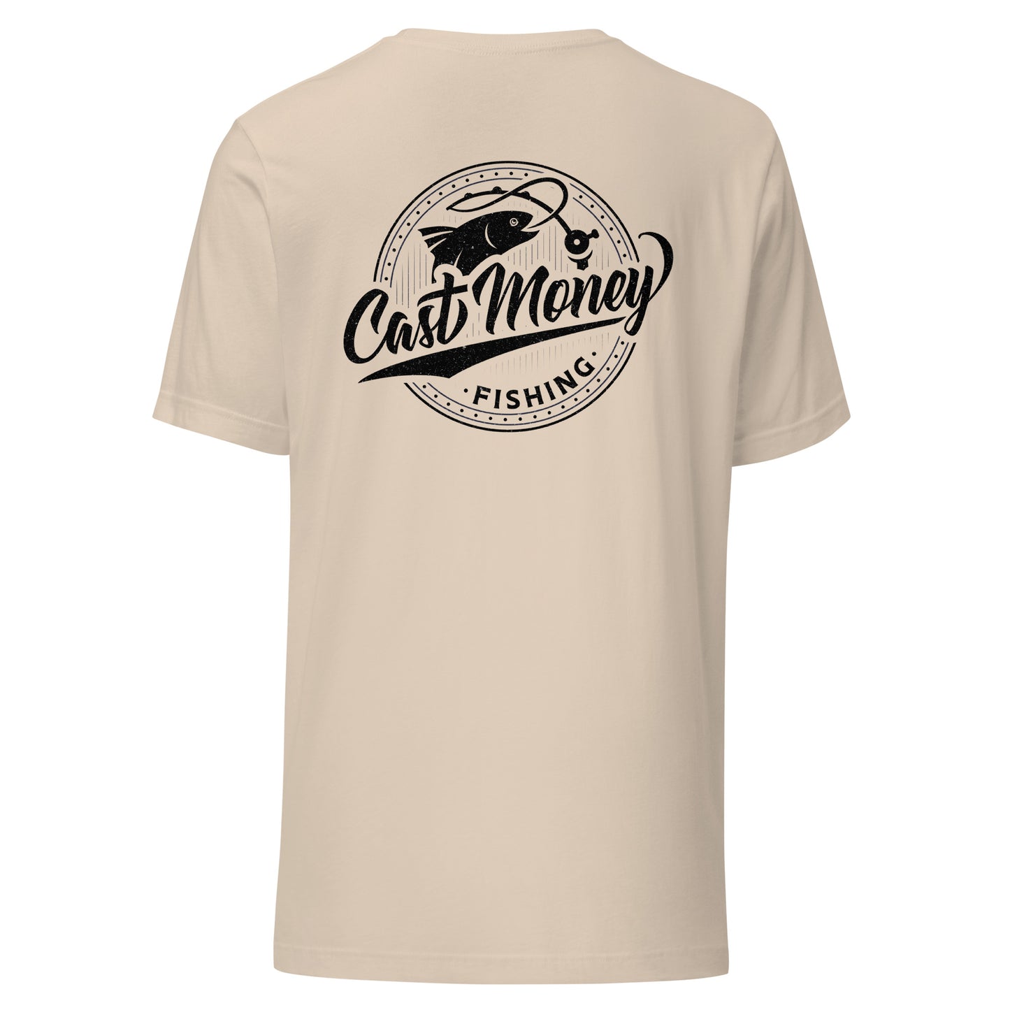 Cast Money Fishing Shirt | Black Lettered