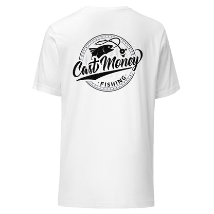 Cast Money Fishing Shirt | Black Lettered